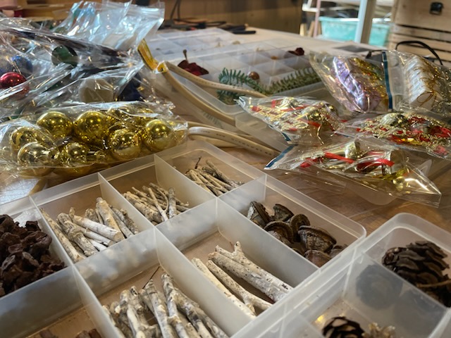 京都遊び場，リースづくりワークショップ京都，クリスマスイベント